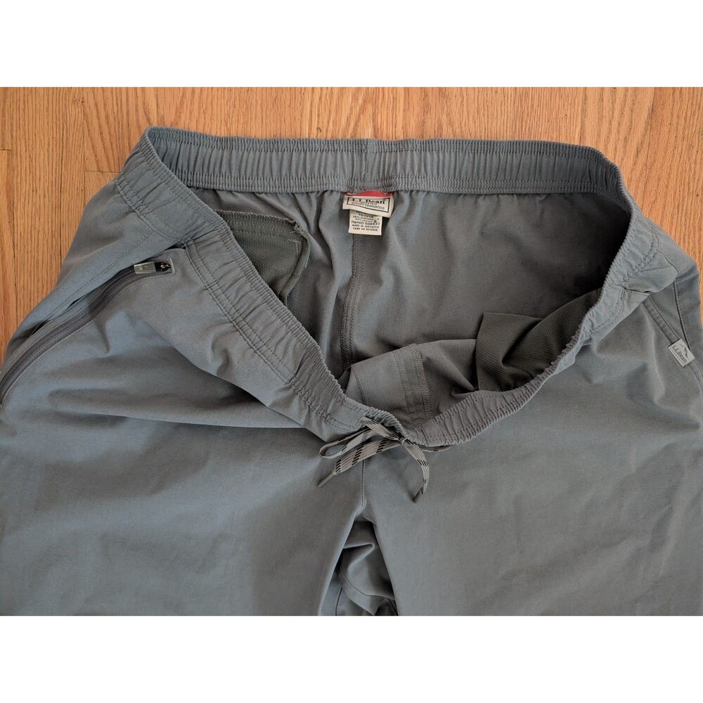 LL Bean Multisport Elastic Grey Joggers Hiking Athletic Outdoor Men’s XL 32" - Picture 5 of 12